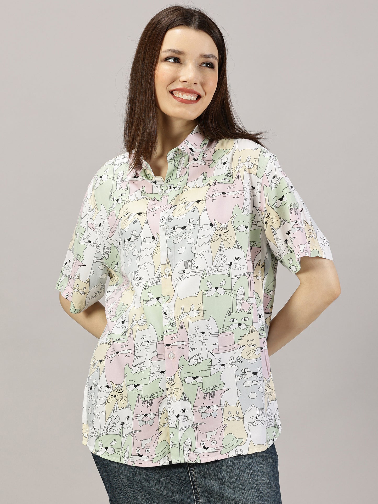 ToonFrenzy Half-Sleeve Casual Shirt