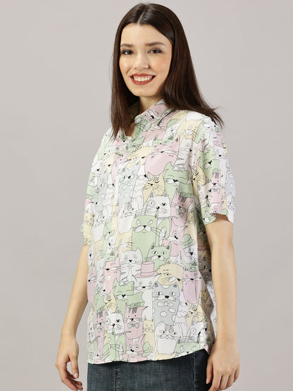 ToonFrenzy Half-Sleeve Casual Shirt