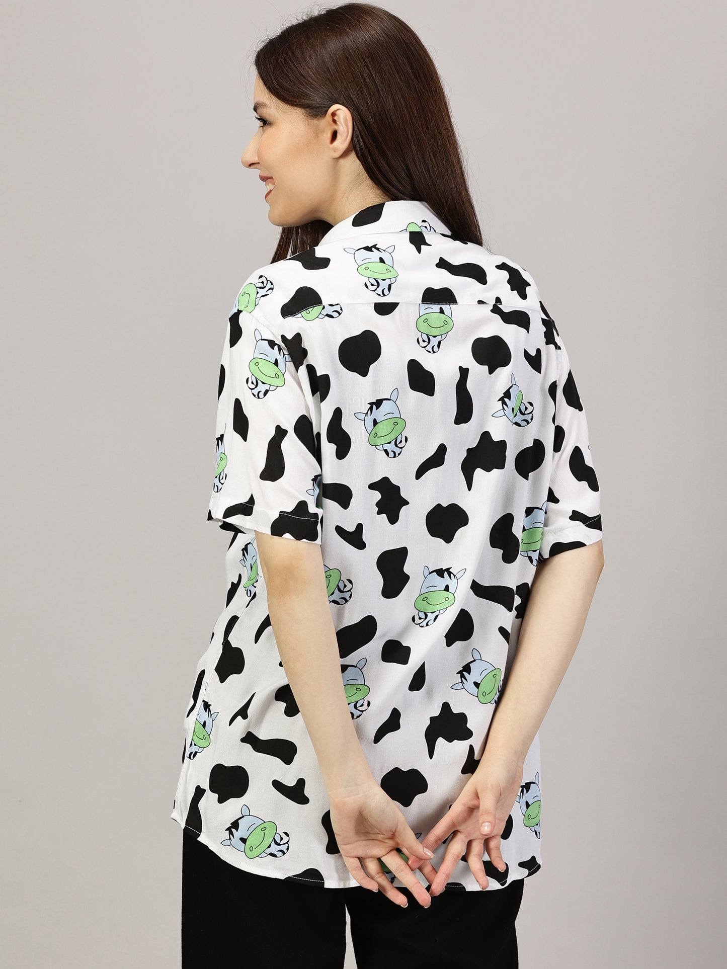 Moo-dorable Half Sleeve Casual Shirt